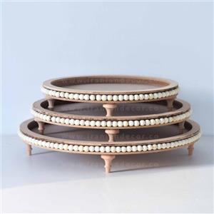 سینی رایزر چوبی بزرگ