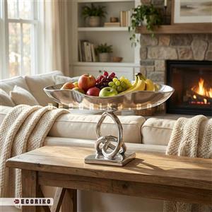 میوه خوری آلومینیومی بزرگ مدل پایه پیچ 