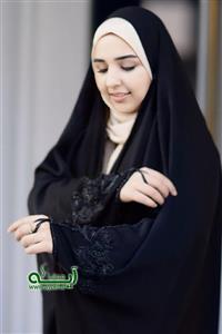 چادر جواهر دوزی طرح گندم - پارچه فیگارو