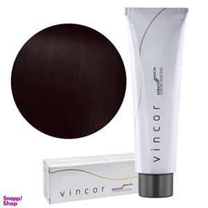 رنگ مو وینکور (Vincor) شماره 4.0 رنگ قهوه ای طبیعی عمیق حجم 100 میلی‌ لیتر