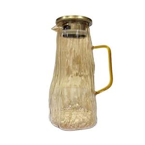 پارچ مدل پیرکس دسته طلایی