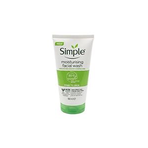 شوینده مرطوب‌کننده و آبرسان صورت سیمپل Simple