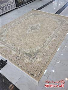 فرش تبریز صدفی 1500 شانه تراکم 4500