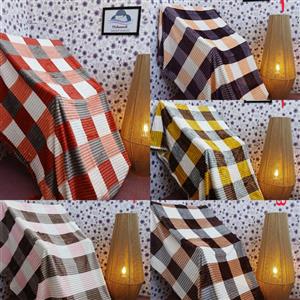 پتوی مسافرتی کرکره ای چهارخونه ای یکنفره