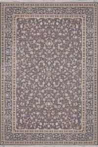 فرش بهشتی تبریز 1500 شانه کلکسیون شمس کد 4661 زمینه دودی (برجسته)