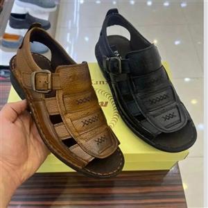 صندل تابستانی  چرم طبی دست دوز