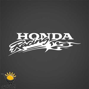 برچسب موتورسیکلت هوندا طرح Racing