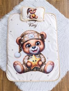 تشک تعویض مخمل شیدا برای نوزادان مجهز به بالش راحتی ـسیسمونی شیدا