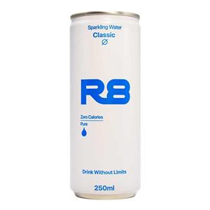 آب گاز دار آر ایت R8 ساده 250 میلی لیتر