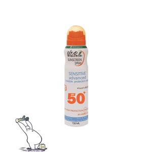 اسپری ضدآفتاب بی‌ رنگ ویتابلا با SPF30/50 محافظتی اورجینال