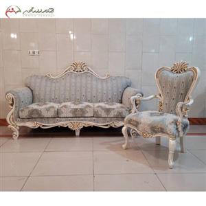 مبل 7 نفره مدل خورشیدی اورجینال تمام چوب گردو