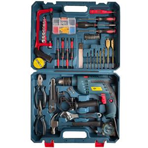0 مجموعه 120 عددی دریل برقی چکشی 13 میلیمتری 2100 وات جاب مدل JB-1900 KIT NEW B