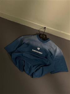 تیشرت مردانه BALENCIAGA نیلی متالیک کد 217605