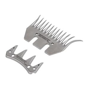 تیغه و شانه پشم چین تکنیکال سرکج ۱۳ دندانه