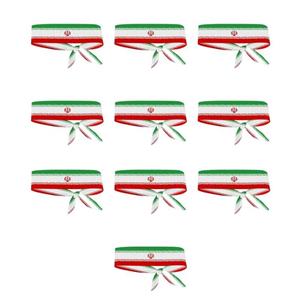 سربند طرح پرچم ایران بسته 10 عددی