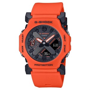 ساعت یونیسکس کاسیو G-SHOCK GA-2300FL-4ADR نارنجی ضدآب و مقاوم در برابر ضربه