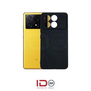 قاب چرمی گوشی شیائومی مدل POCO X6 Pro 5G برند FANOYA رنگ سرمه ای