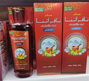 🟩 **روغن گیاهی خنک نافراتنا هیمانی (Navratna Herbal Oil Cool) – محصول اصیل گیاهی برای آرامش، تقویت پوست و مو جام کوزارکس jamcosrx 🌿