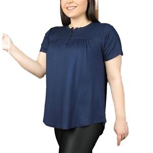 تیشرت پلیسه نما دکمه کد 184