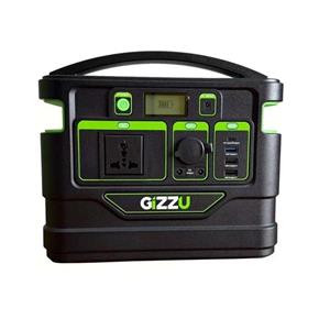 پاور استیشن قابل حمل 518W مدل GIZZU-518W با ظرفیت باتری 140 هزار میلی آمپر ساعت