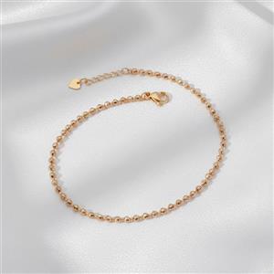 پابند ژوپینگ توپی گوی‌دار طلایی آویز قلب