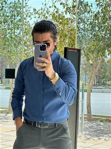 پیراهن آسیتن بلند مردانه پارچه سارینا