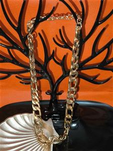 گردنبند استیل طرح طلا کارتیر سنگین