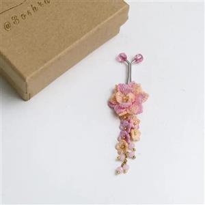 گیره روسری گل نیلوفر کد 785 - بشرا مید