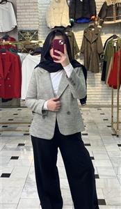 کت تک شانل آستر دار قد 67 بغل چاک 1498