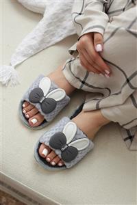 پاپوش خزدار جلو باز زنانه مدل کالیفرنیا