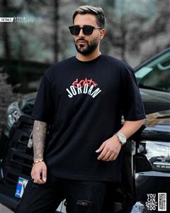 تیشرت مردانه قواره آزاد پنبه ای Jordan پارچه ترک 🇹🇷