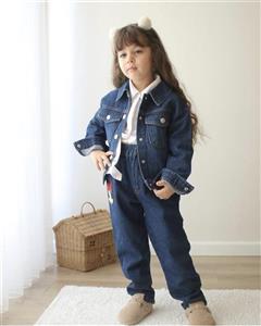 کت و شلوار دخترانه جین ،ترک.طرح مینی موس،باکیفیت عالی و خوش استایل از ۳تا۱۰سال