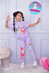 تیشرت و شلوار دخترانه بلویی ترک 3 تا 10 سال شیک و با کیفیت عالی