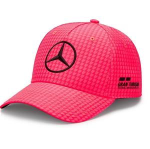 کلاه بنز اورجینال مدل لوئیس همیلتون Mercedes-AMG F1 رنگ قرمز