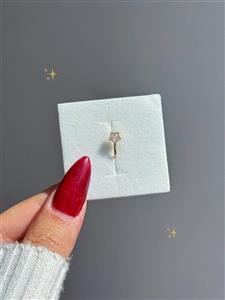 پیرسینگ فیک بینی ستاره طلایی - رینا اکسسوری