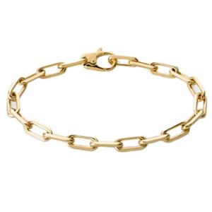 دستبند زنجیری طلا 18 عیار زنانه دوست خوب مدل هرمس کد dk015