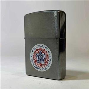 فندک زیپو اصل تاج گذاری چارلی سوم zippo