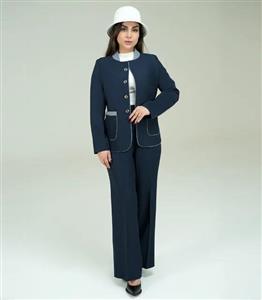 کت شلوار هرمس زنانه کد41 - مانتو بلوط