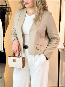 کراپ کت لینن 260103