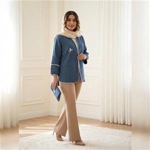 مانتو زنانه صوفیا ژاکارد کد 524