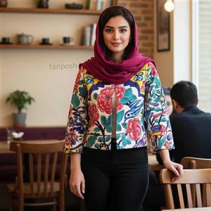 مانتو کتی طرح کاشی نارنجستان