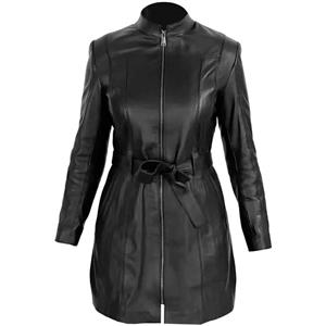 کاپشن چرم زنانه مدل سمیرا - چرم دلربا