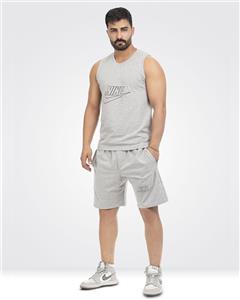 ست راحتی مردانه نخ پنبه nike ملانژ