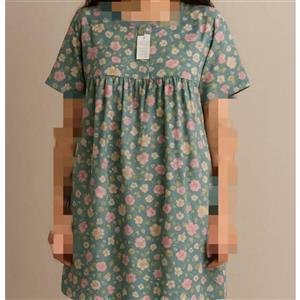 پیراهن و ساحلی زنانه راحتی نخی خانگی روزمره وبارداری وارداتی باکیفیت طرح دار ساده