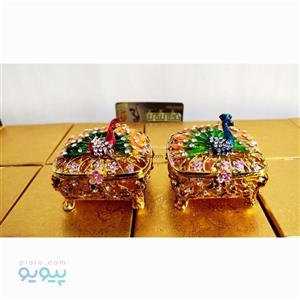 جا جواهری صندوقی طرح طاووس