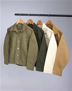 کت کتان زنانه کوتاه