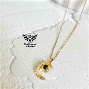 گردنبند ماه مدل صد زبان دنیا GD45