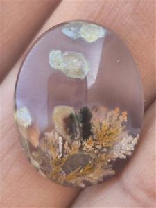 عقیق شجر بهاره نگین انگشتری