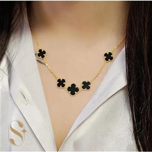 گردنبند نقره زنانه مدل ونکلیف SilverSet-N001
