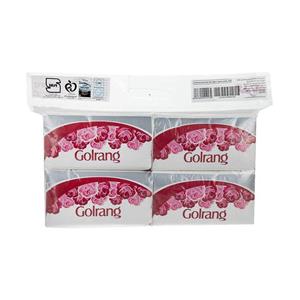 دستمال کاغذی 250 برگ گلرنگ مدل Flower بسته 4 عددی